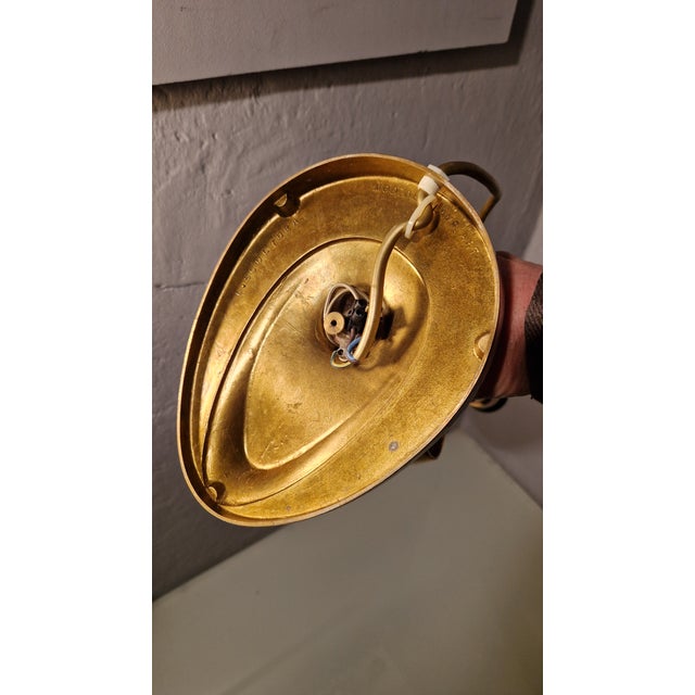 Brass Table Lamp with Informal Decoration, 1960s For Sale - Image 4 of 18
