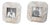 Roberto Sambonet Italy Chrome and Copper Picture Frame Set, Graffiti Collection For Sale
