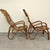 Vintage Italian Chairs and Coffee Table in Wicker, 1970s, Set of 3 For Sale - Image 11 of 18