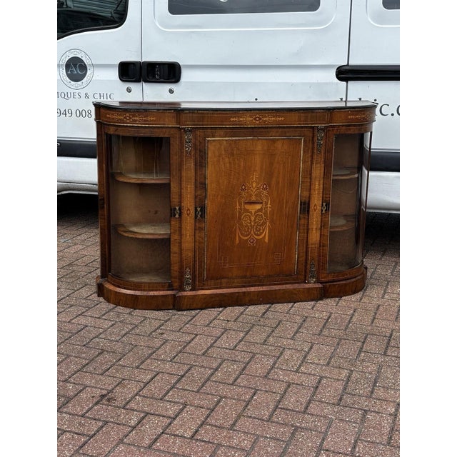 Victorian Burr Walnut Sideboard For Sale - Image 12 of 16