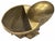 Vintage Brass Nautilus Shell Bowl Sculptural Catchall Palm Beach Shell Decor For Sale - Image 4 of 6