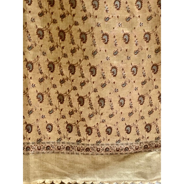 Bronze Foulard Lt Wt Silk Jacquard Decorative Throw For Sale In New York - Image 6 of 7