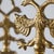 Gold Large 19th Century Andirons in Brass with Birds, 1920s, Set of 2 For Sale - Image 8 of 13