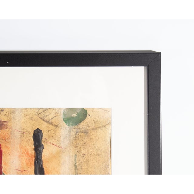 Postmodern Abstract Mixed Media Painting For Sale - Image 3 of 8