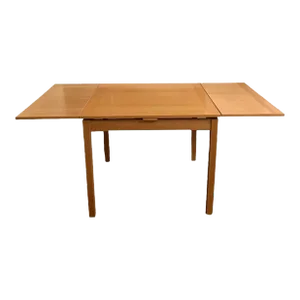 1950s Danish Modern Extension Leaf Dining Table by Møbler