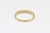 Contemporary Vintage 14k Yellow Gold Diamond Half-Eternity Band – Size 8.5 For Sale - Image 3 of 7