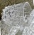 1980s Circa 1980 “Snow Crystal” 7-Piece Acrylic Tumbler & Pitcher Beverage Set For Sale - Image 5 of 14
