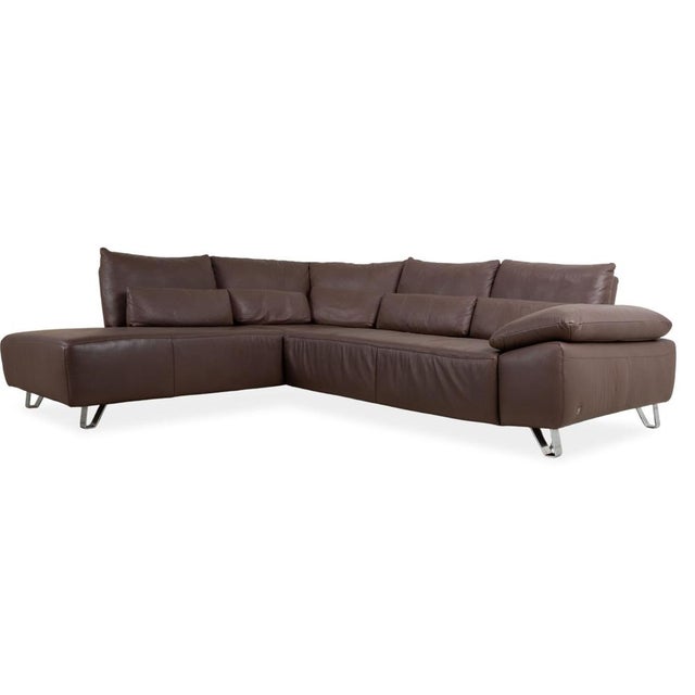 MR680 Corner Sofa in Brown Leather from Musterring For Sale - Image 12 of 12