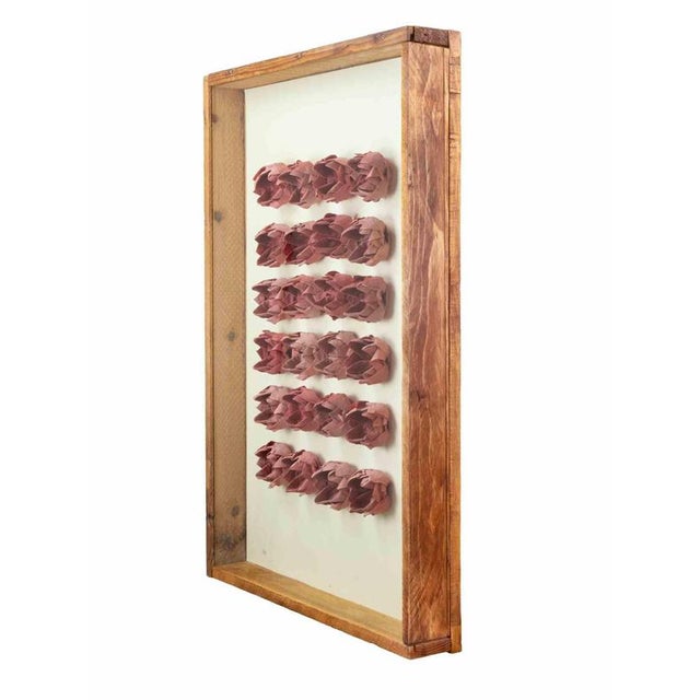 Mario Ceroli, The Emigrant's Suitcase, 1976, Mixed Media, Framed For Sale - Image 4 of 9