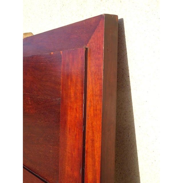 Large Antique Mirror with Flamed Mahogany Frame, 1890s For Sale - Image 15 of 17