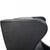 2204 Wing Chair in Black Leather by Børge Mogensen, 2020 For Sale - Image 9 of 16