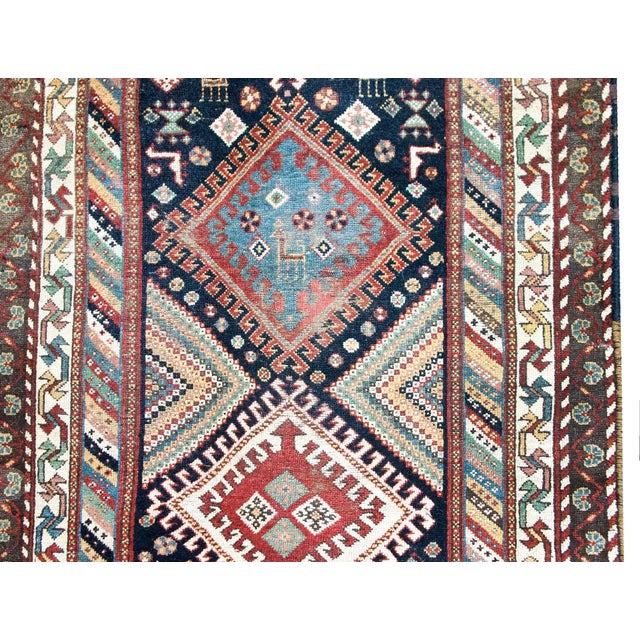 Textile Early 20th Century Persian Qashqai Runner For Sale - Image 7 of 16