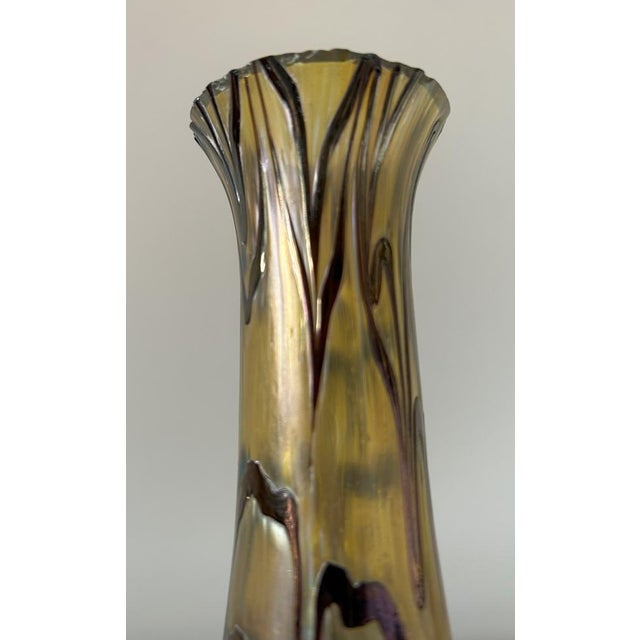 Art Nouveau Glass Vase, 1890s For Sale - Image 14 of 18