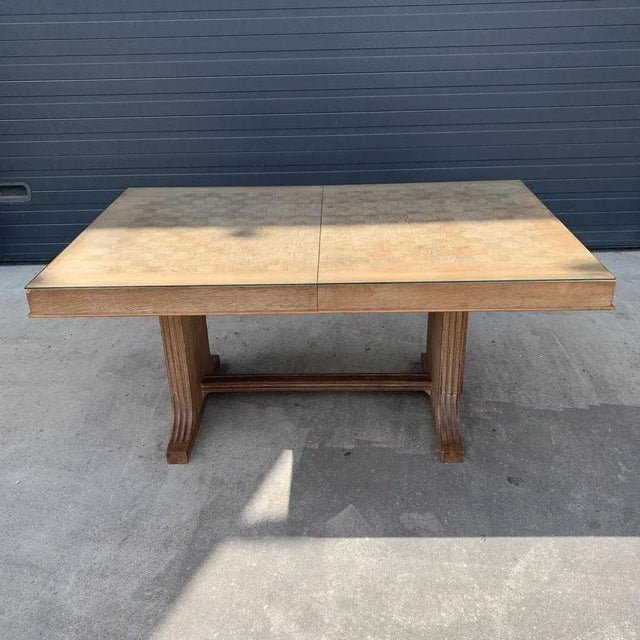 Art Déco Dining Table in Oak from De Coene, 1940s For Sale - Image 6 of 18