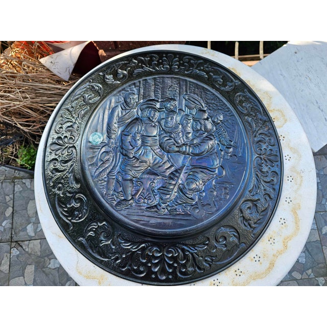 Copper Bas-Relief Beer Tavern, 1950s For Sale - Image 3 of 9