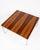 Mid-Century Modern Coffee Table with Floating Top in Walnut and Chrome-Plated Square Steel Frame, 1960s For Sale - Image 14 of 16
