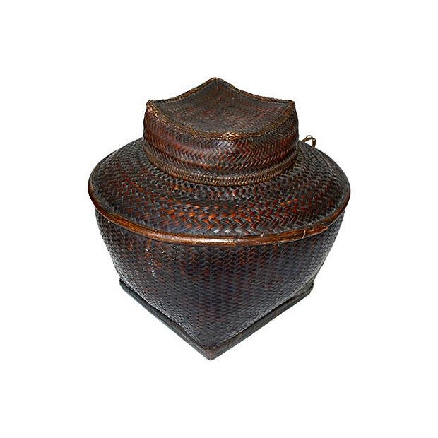 Antique Filipino Ifugao Storage Basket Chairish