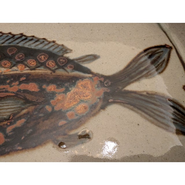 Pottery Serving Dish, Fish Motif South Africa For Sale In Washington DC - Image 6 of 11