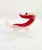 1950s Vintage White and Red Murano Glass Fox Figurine attributed to Murano for Maestri di Murano, 1950s For Sale - Image 5 of 10