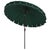 Panza 9 Ft Crank Umbrella, Green/Brown Pole For Sale In Philadelphia - Image 6 of 8