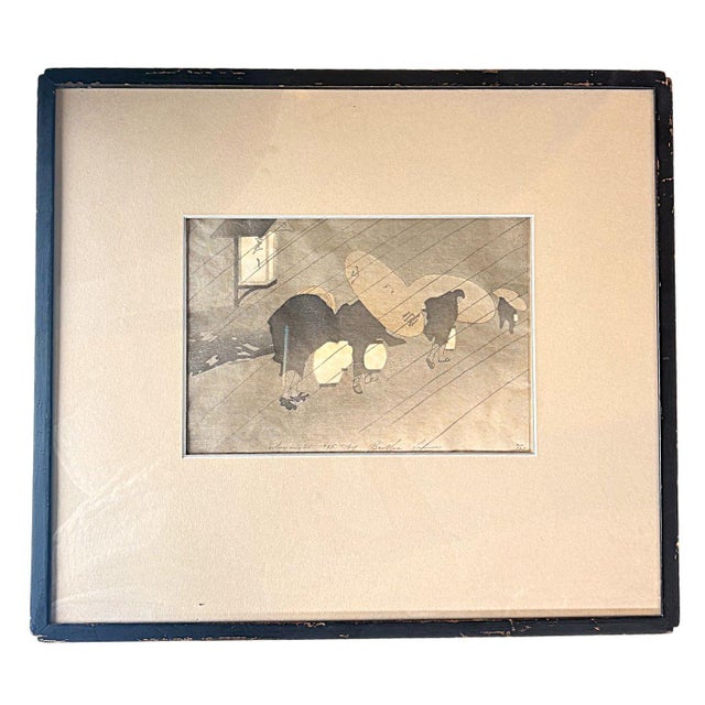 Japanese Bertha Boynton Lum Signed & Numbered Print C. 1905, Framed For Sale - Image 3 of 6