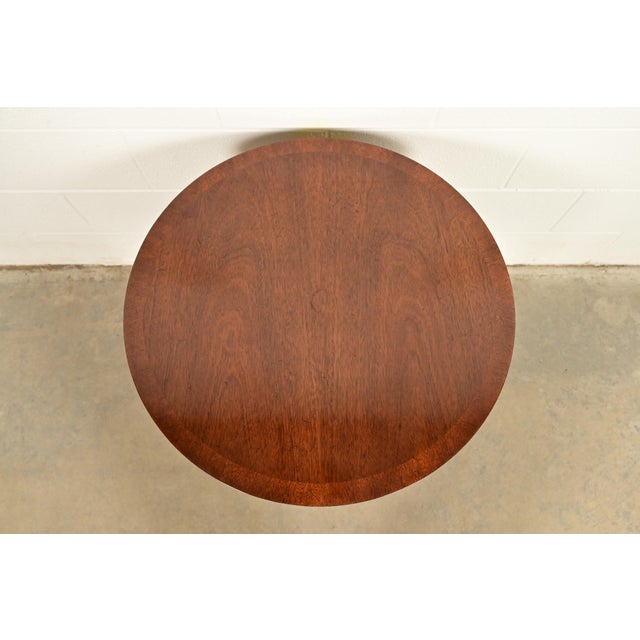 Baker Furniture Federal Inlaid Mahogany Tea Table or Occasional Side Table For Sale - Image 12 of 14