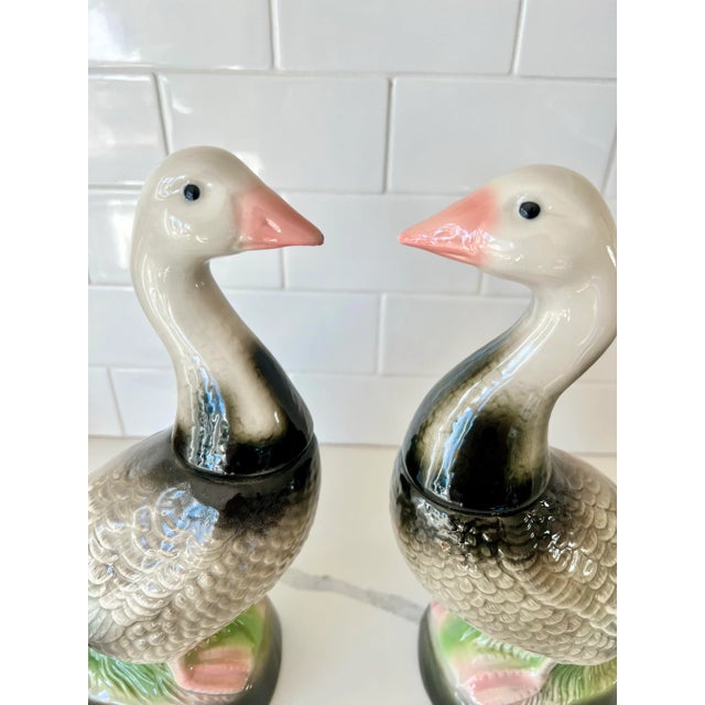 Vintage 1979 Jim Beam Goose Decanters a Pair For Sale - Image 9 of 10