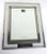 Beautifully crafted silver overlay picture frame. Scroll outer border, etched cut glass and then inner planished silver...