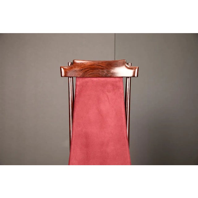 Sergio Rodrigues Set of 6 Brazilian Modern Dining Chairs in Rosewood, 1950s For Sale - Image 11 of 18