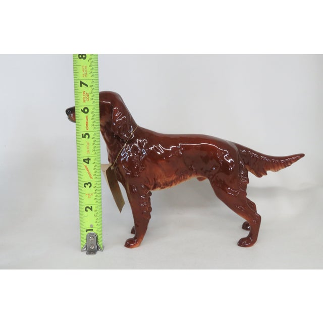 Vintage Goebel Ch622 Irish Setter Hand Painted Porcelain Dog Figurine 4699b For Sale - Image 18 of 18
