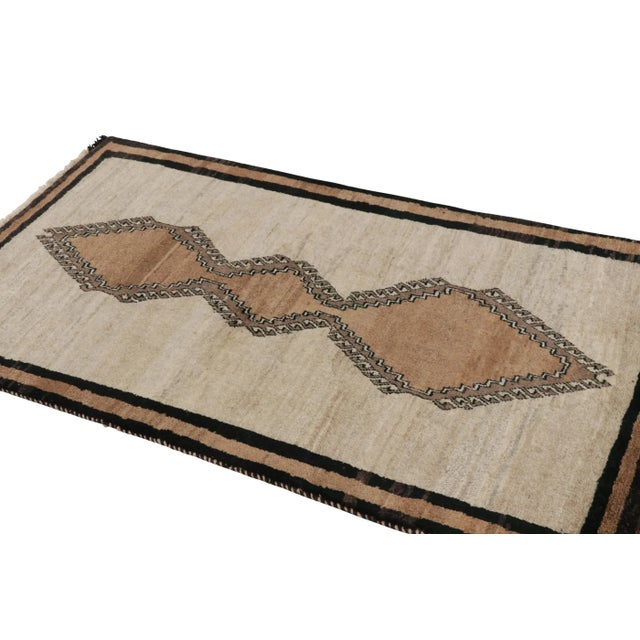 This vintage 3x6 Persian Gabbeh runner rug is the latest grand entry to Rug & Kilim’s curation of iconic tribal pieces....