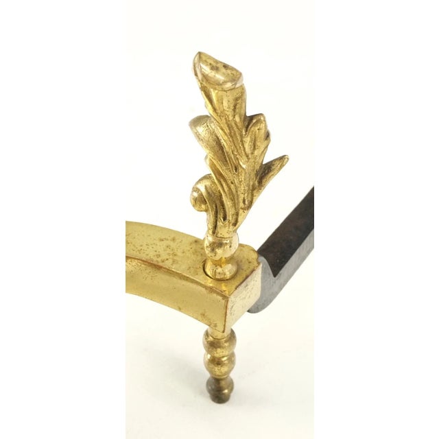 Pair of Italian Renaissance Revival Bronze Andirons For Sale - Image 10 of 13