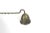 Mid 20th Century Vintage Etched Brass Candle Snuffer, Twisted Handle For Sale - Image 5 of 8