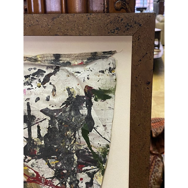 1980s Purvis Young Folk Art Abstract Painting For Sale - Image 6 of 13