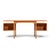 Peter Hvidt Style Mid Century Danish Teak Executive Desk For Sale In Chicago - Image 6 of 8
