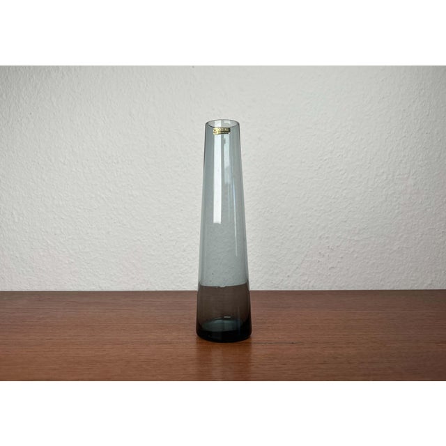 Mid-Century Modern German Crystal Glass Vase from WMF, 1960s For Sale - Image 13 of 13