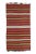 Textile 1970s Turkish Hand-Knotted Wool Kilim Flatweave Striped Rug For Sale - Image 7 of 7