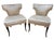 Mid Century Modern Designer T Back Ebony Side Chairs Newly Reupholstered - Pair For Sale - Image 9 of 10