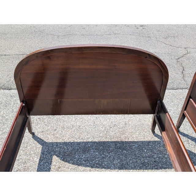 Pair of Early-20th Century French Louis XV Style Twin Bed Frames For Sale - Image 11 of 14