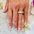 Natural White Sapphire Ring 14k W Gold 4.32 TCW Certified For Sale In New York - Image 6 of 7