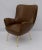 Brown Set of Mid-Century Modern Italian Armchairs, 1950s For Sale - Image 8 of 11
