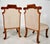 Traditional Pair Unusual Inlaid Edwardian/Neoclassical Style Slipper Chairs For Sale - Image 3 of 10