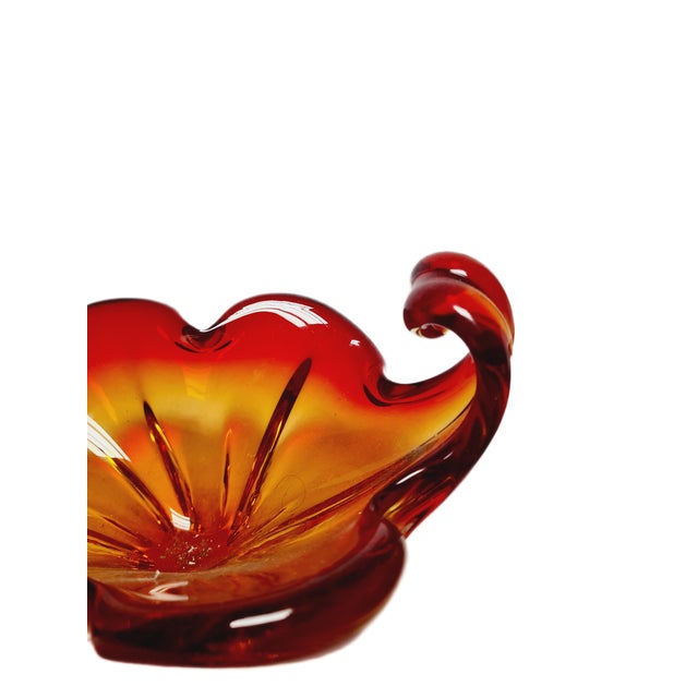 Mid-Century Italian Murano Glass Bowl by Flavio Poli for Mandruzzato, 1950s For Sale - Image 11 of 18