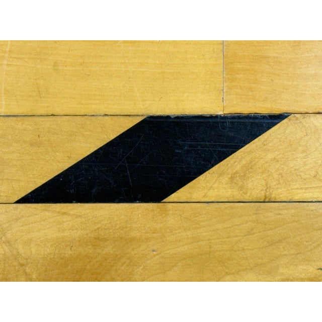 Reclaimed Wood From Gym Floor Coffee Table For Sale - Image 10 of 12