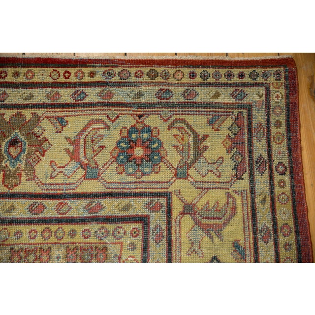 Textile Vintage Distressed Mahal Carpet - 9' X 11'6" For Sale - Image 7 of 12