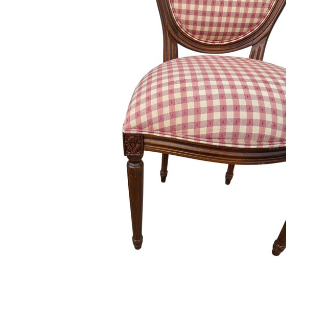 1990s Ethan Allen French Country Josepine Side Accent Chair Ita Italian Louis XV For Sale In Philadelphia - Image 6 of 11