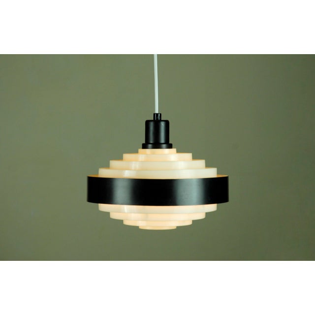 Black Wesselpendel Pendant Lamps by Louis Poulsen, 1960s, Set of 2 For Sale - Image 8 of 13