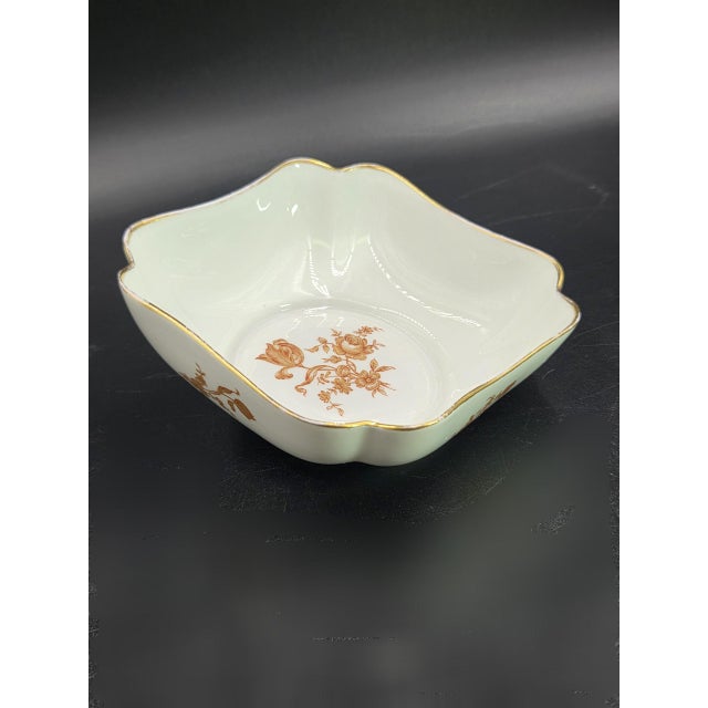 Mid 20th Century French Limoges Trinket Square Dish For Sale - Image 10 of 18
