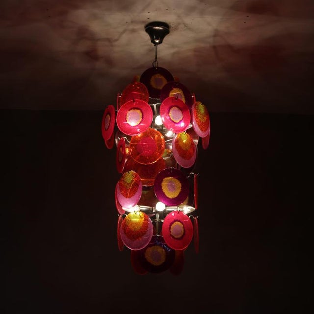 Disk Candelier from Aro Leuchten, Germany, 1970s For Sale - Image 6 of 9