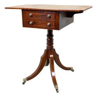 Georgian Mahogany Baby Pembroke Table, 1800 For Sale